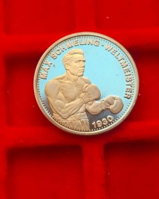 Germania Max Schmeling medaglia commemorativa Proo