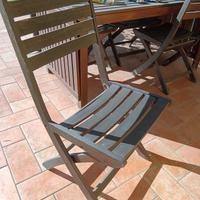 sedie da giardino 