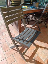 sedie da giardino 