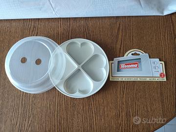 Cuociuova microonde Tescoma a forma di cuore 