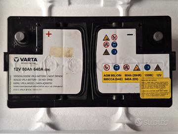 Batteria auto VARTA AGM 80Ah L4 (Start-Stop)