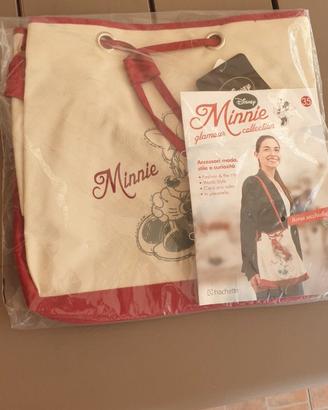 Borsa secchiello linea minnie glamour collection