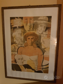 Remo Squillantini serigrafia 70x50