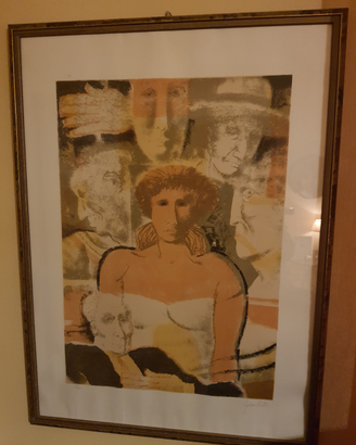 Remo Squillantini serigrafia 70x50