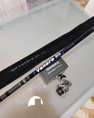 Bolognese Falcon venere blu 7mt + Shimano Sedona 
