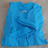 Vestaglia da notte vintage azzurra nuova