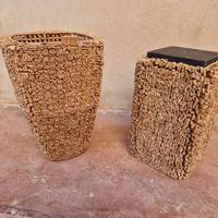 scatola e vaso sughero 