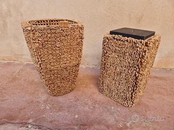 scatola e vaso sughero 