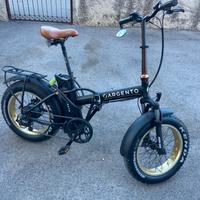 Bici pieghevole Argento mini max fat-bike