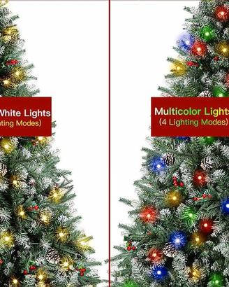 albero di natale led integrati