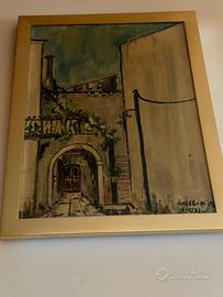 Dipinto a Olio Quadro Vintage