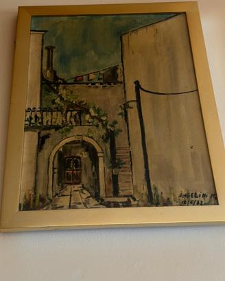 Dipinto a Olio Quadro Vintage