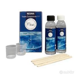 RESINA SUPERTRASPARENTE 1:1 – KIT 240 ML