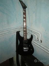 CHITARRA JACKSON Dinky Black paletta rovesciata