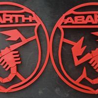 Logo Abarth per griglia audio  da 160 mm