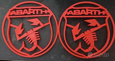 Logo Abarth per griglia audio  da 160 mm