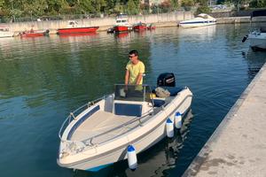 Barca Ranieri azzura 5mt con mercury 40 cv