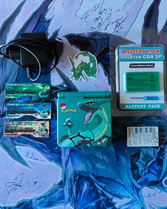 bundle Nintendo Game Boy Advance SP Rayquaza 