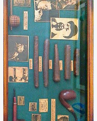 Bacheca vintage da collezione completa completa