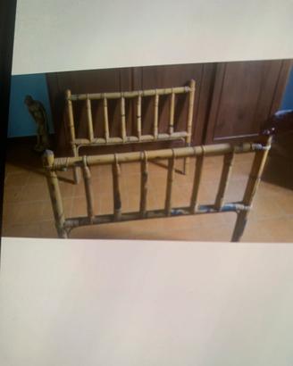 Letto matrimoniale in bambù