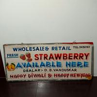 Cartello In legno vintage 