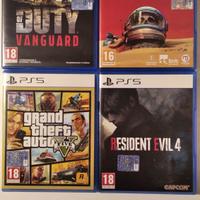 Resident Evil 4, GTA 5, Vanguard PS5