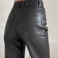 Pantaloni eccopelle bershka marroni misura xs