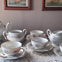 Set da tè Thuringia numerato marchio corona verde