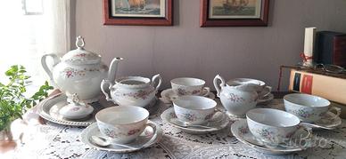 Set da tè Thuringia numerato marchio corona verde