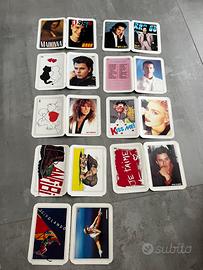 Cartolina doppia giornale Cioè musica 80 vintage