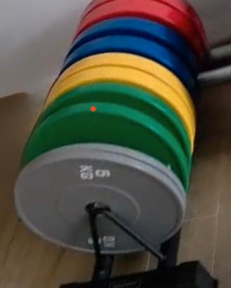 Dischi gommati bumper coppia da 5kg foro 50mm