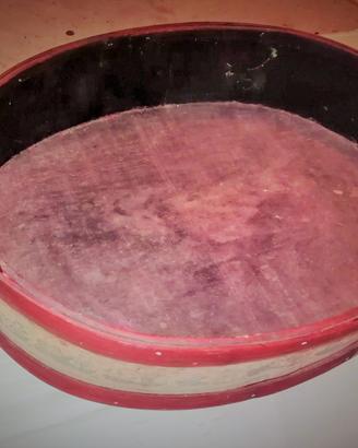 Cesto ovale in Ferro e legno 450x240 H10mm-