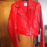 Giubbino chiodo in ecopelle. NUOVO