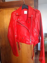 Giubbino chiodo in ecopelle. NUOVO