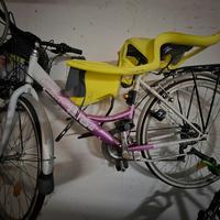 bici con seggiolino bimbo 