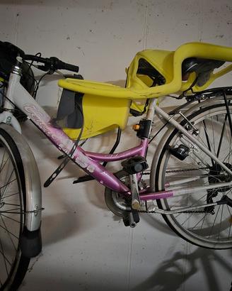 bici con seggiolino bimbo 