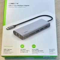 Belkin Adattatore multiporta USB-C 6-in-1