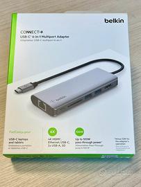 Belkin Adattatore multiporta USB-C 6-in-1