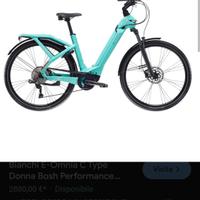 Bici E-OMNIA CTYPE BIANCHI