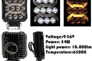 Faro lavoro fuoristrada LED 20.000lm 2pezzi