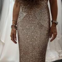 abito da cerimonia in paillettes 