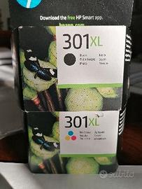 2 Cartucce HP 301XL NERA E TRICOLOR