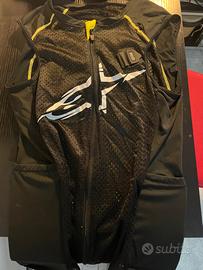 Paraschiena mtb protezione alpineStar sacca idrica