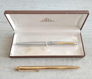 Penna Argento più Penna Placcata Oro Lalex