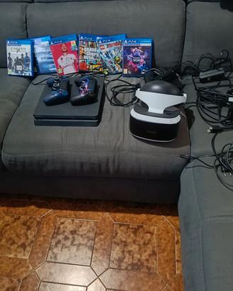 PlayStation 4 con VR completa 