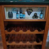 mobile porta vino in legno 