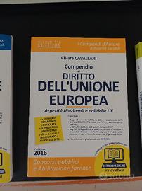 Compendio Diritto Dell'Unione Europea. 2016