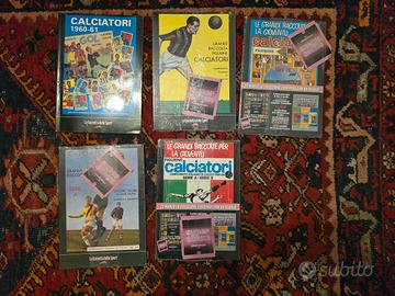 Lotto 5 Album Calciatori Panini-Ristampe Gazzetta