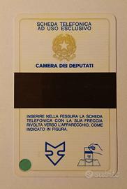 CARTA TELEFONICA CAMERA DEI DEPUTATI