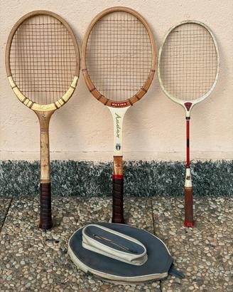 Set 3 Racchette Tennis Vintage